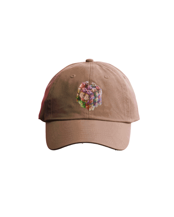 Rubiks cube Unisex Distressed Cap